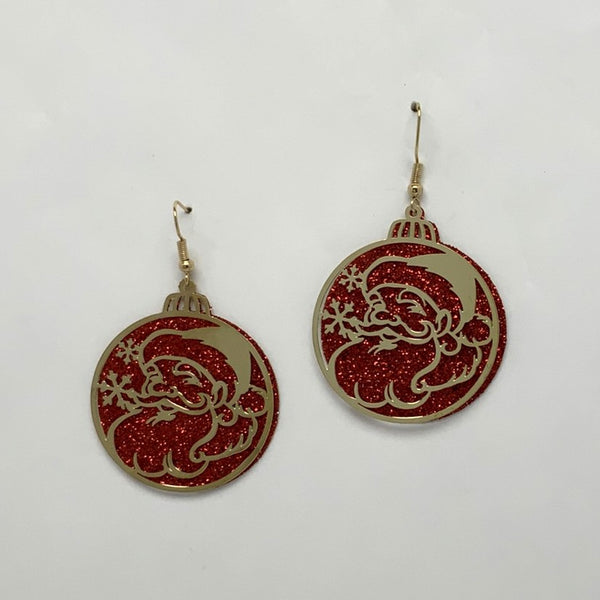 Santa Claus Ornament Earrings