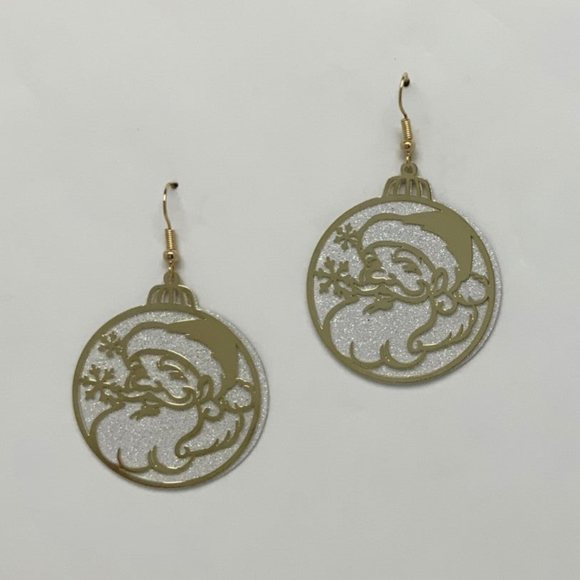 Santa Claus Ornament Earrings