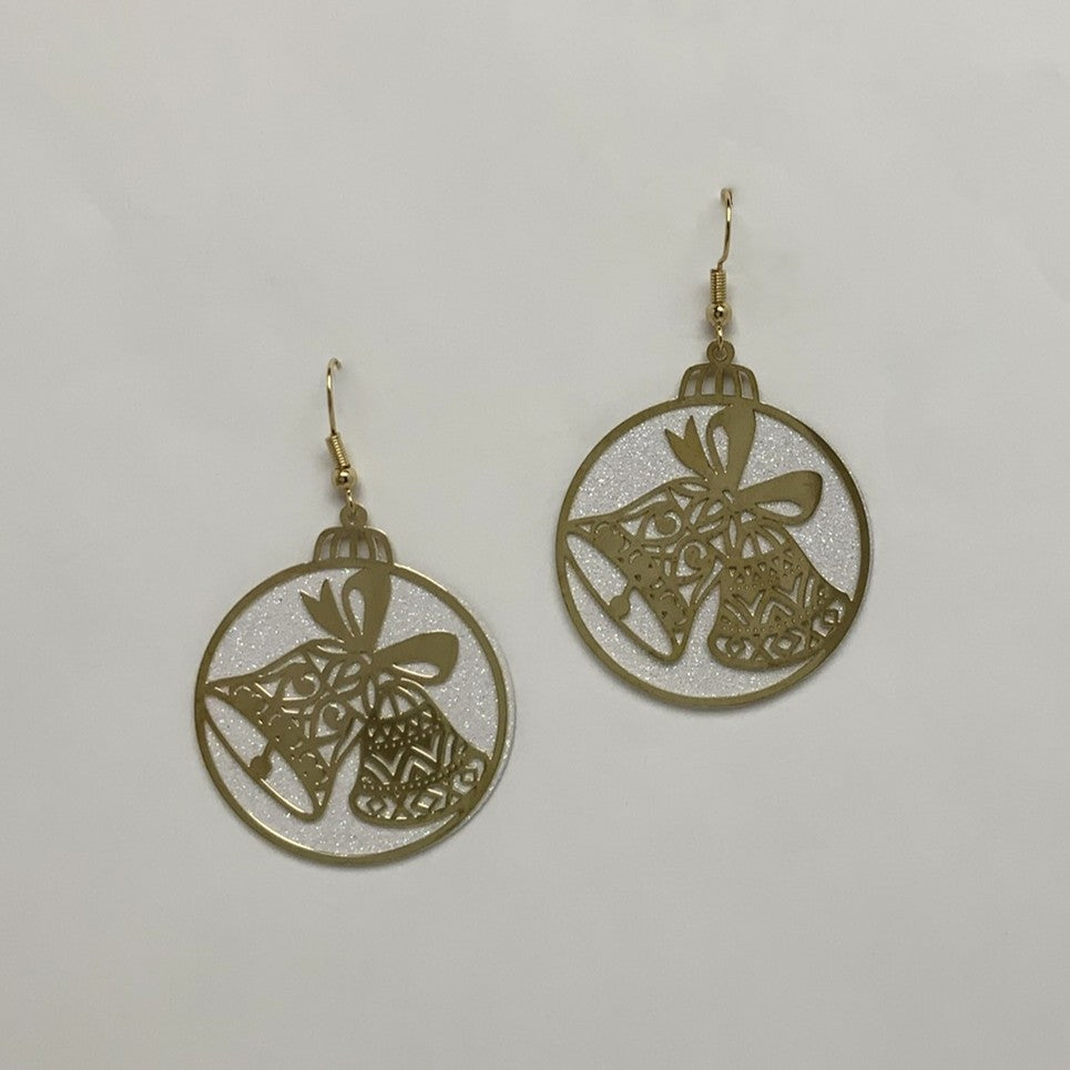 Glittery Bell Earrings