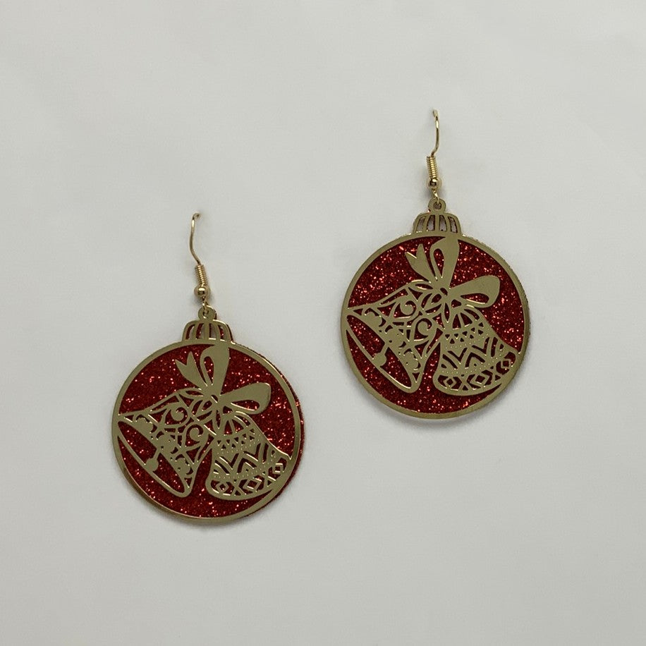 Glittery Bell Earrings