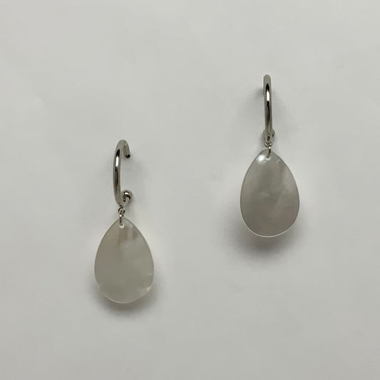 Iridescent Glass Droplet Earrings