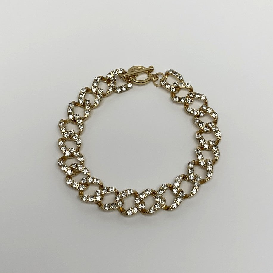 Chain Rhinestone Bracelet