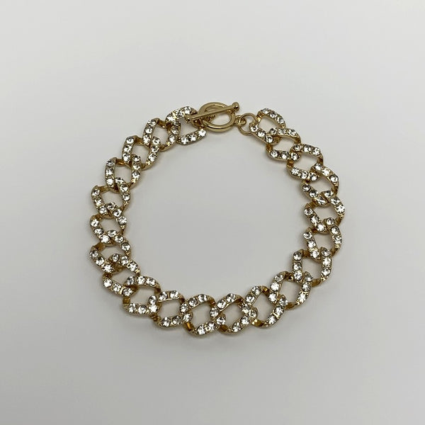 Chain Rhinestone Bracelet