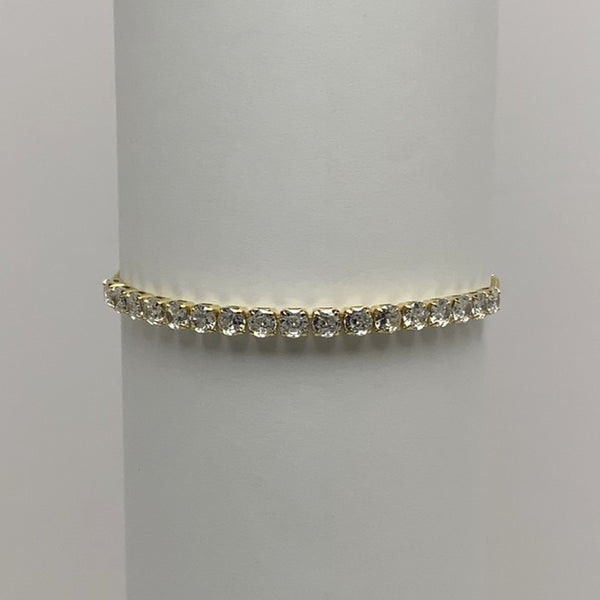 Large Rhinestones Bracelet