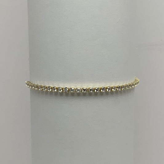 Gold small Rhinestones Bracelet