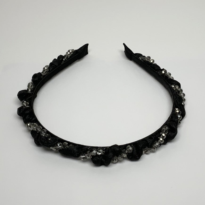 Beaded Ruffle Headband