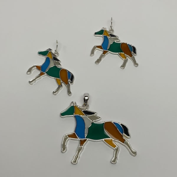 Horse silhouette Set