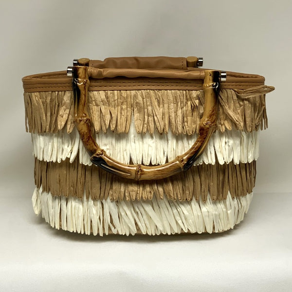 Bamboo Handle Handbag