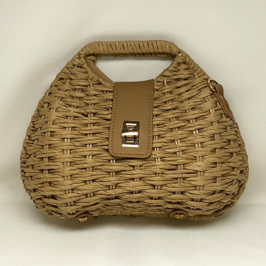 Straw Oval Handbag
