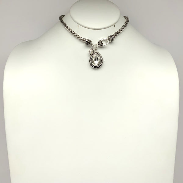 Western Chain Teardrop Necklace