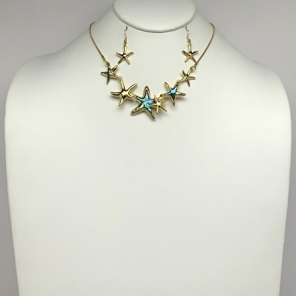 Starfish Necklace Set