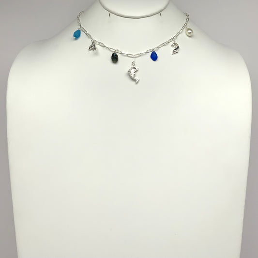 Dolphin Charm Necklace
