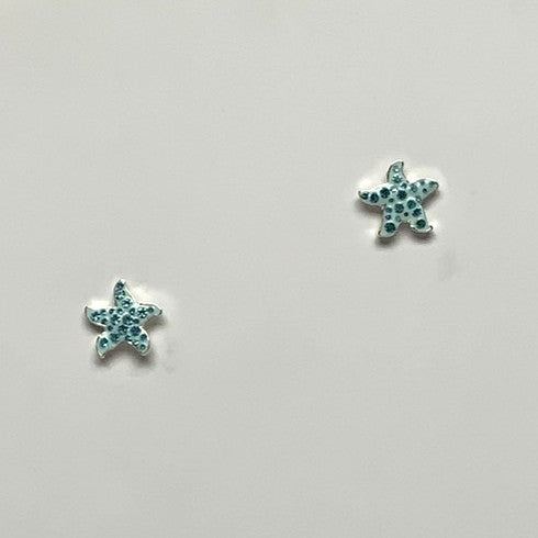 Sparkly Starfish Earrings