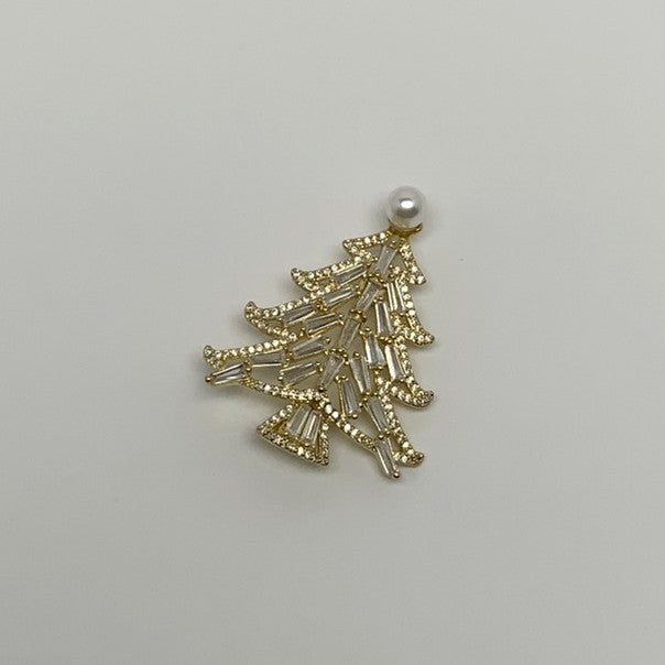 Christmas tree Brooch