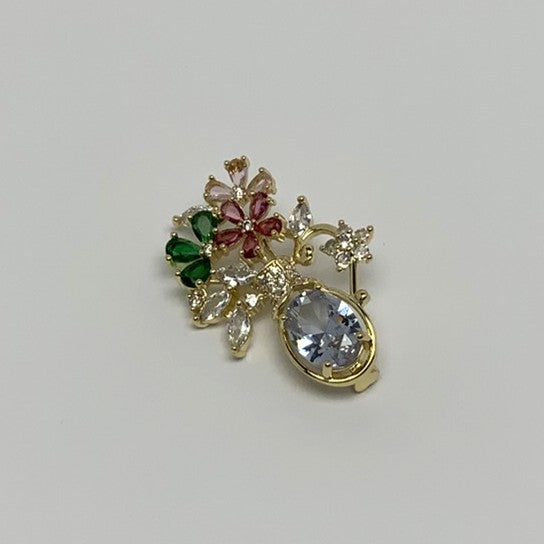 Flower Vase Brooch