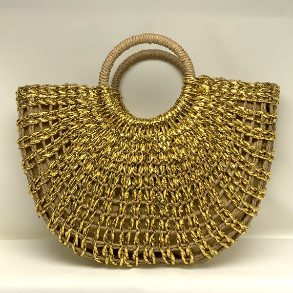 Shiny Wicker Bag (AC-104)