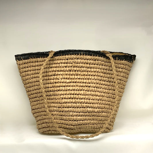 Twine Canvas Black End Purse (AC-54)