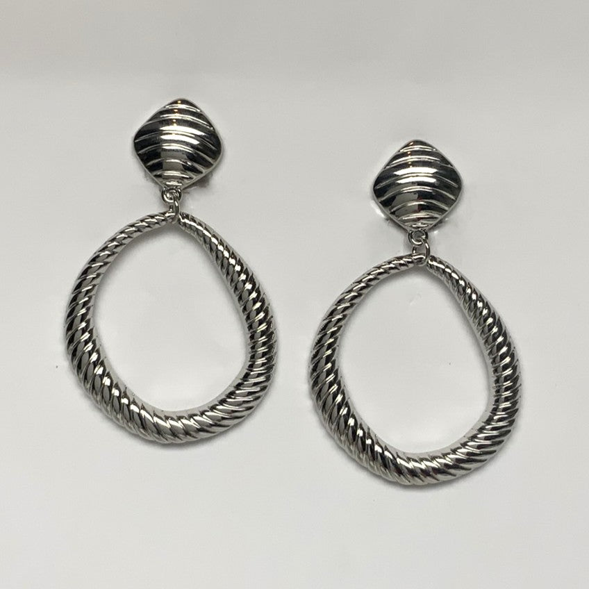 Spiral Hoop Clip Earring