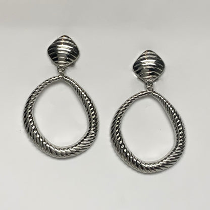 Spiral Hoop Clip Earring
