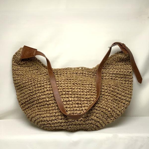 Wide "U" Twine Shoulder Strap Purse (AC-108)