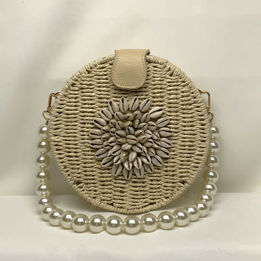 Twine Circle Conch Shell Purse (AC-25)