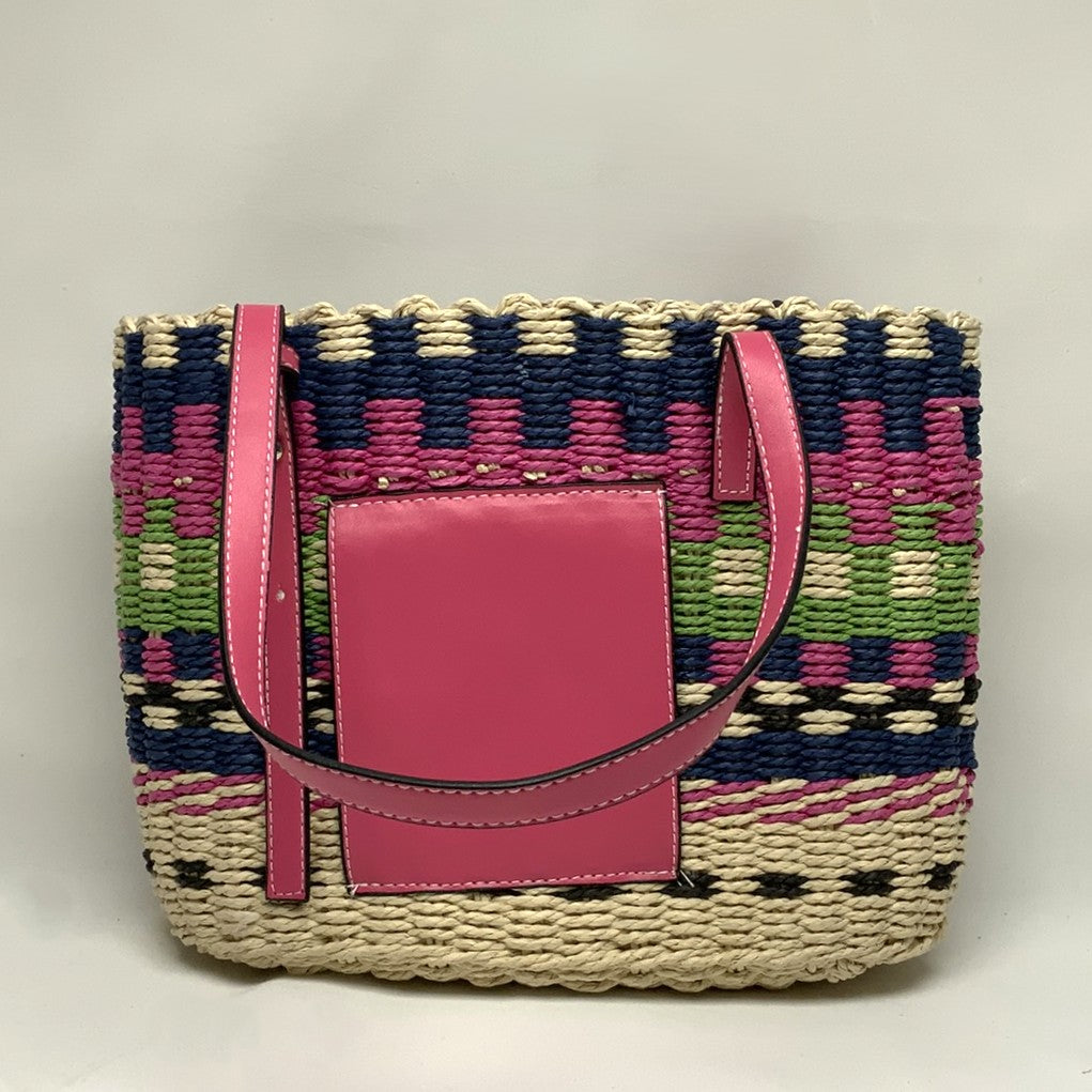 Color Twine Woven Patch Shoulder Bag (AC-10)