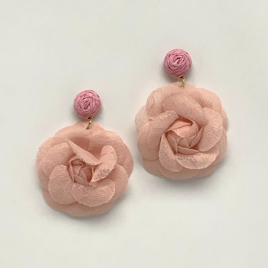Lace Flower Tulle Earrings