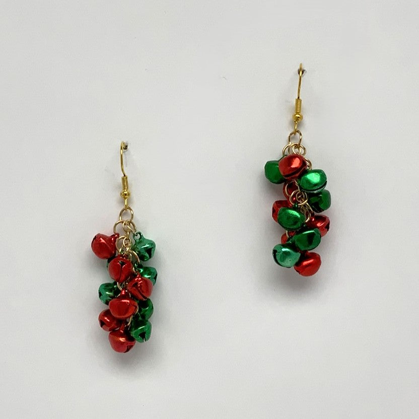 Ornament Bell Cluster Earrings