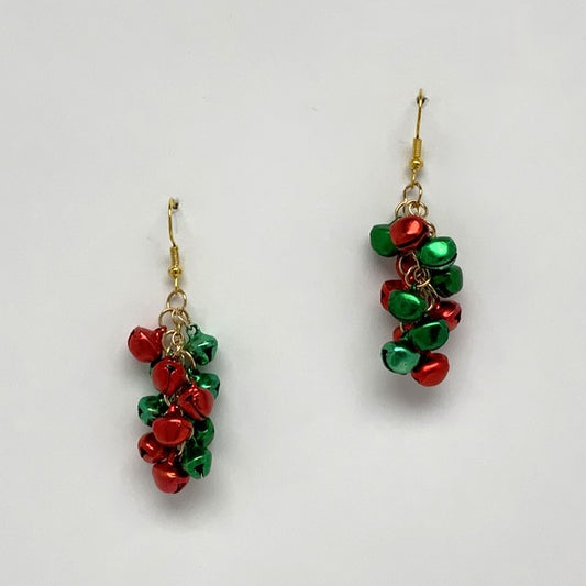 Ornament Bell Cluster Earrings