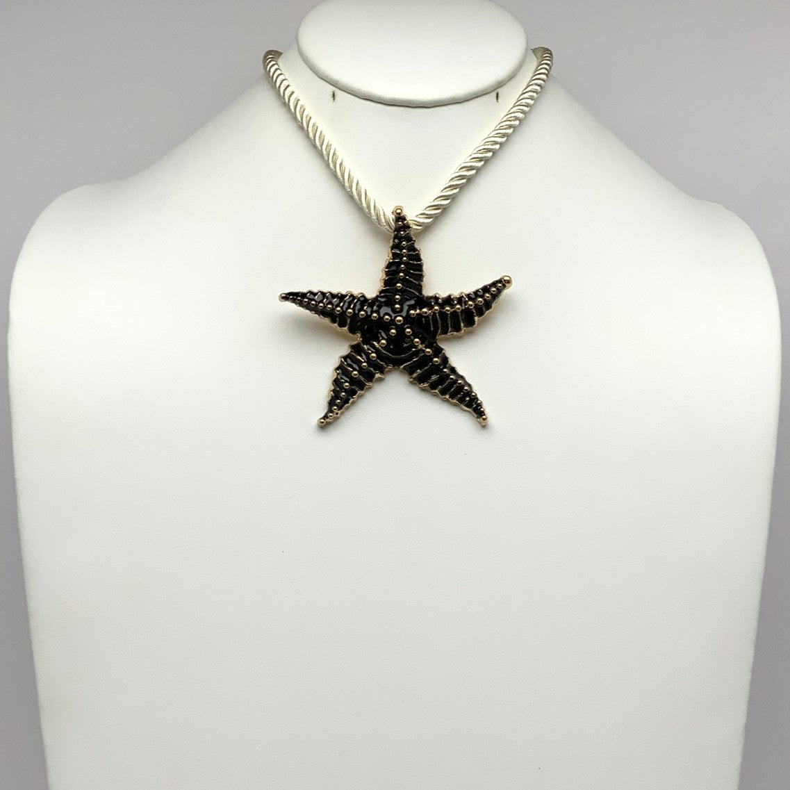 Starfish Twisted Cord Necklace