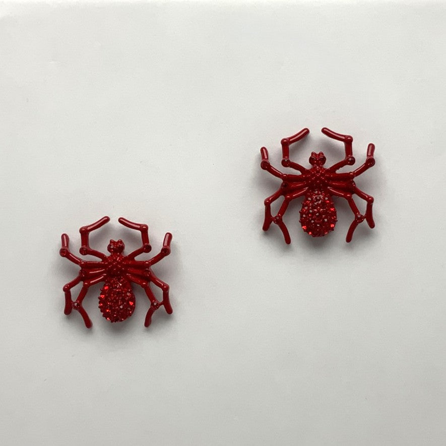 Spider Crystal Earrings