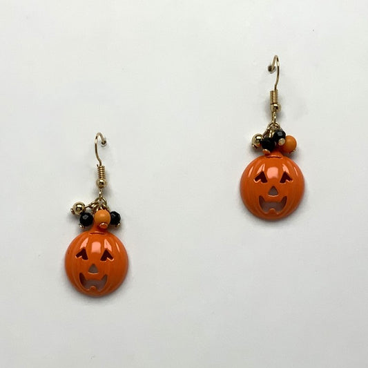 Charm Jack O Lantern Earrings
