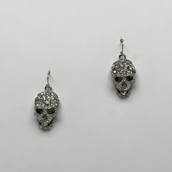 Crystal Skull Earrings