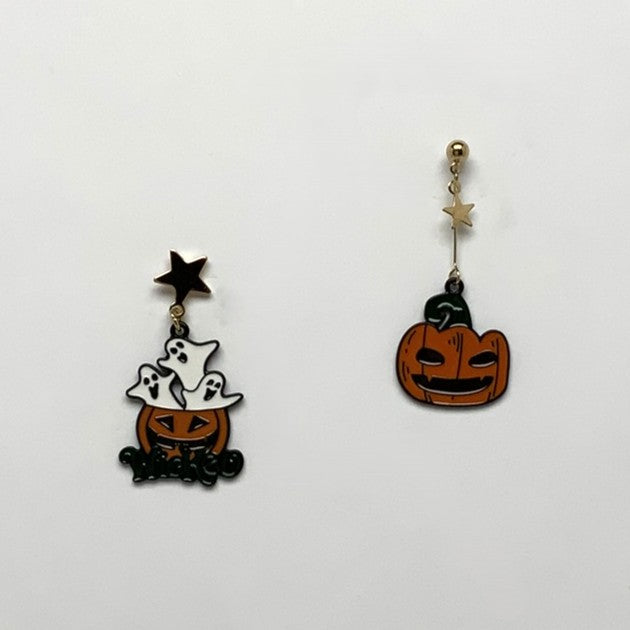 Ghost Pumpkin Earrings