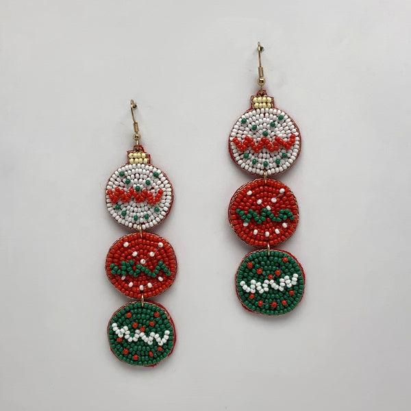 Beaded Ornament Earrings