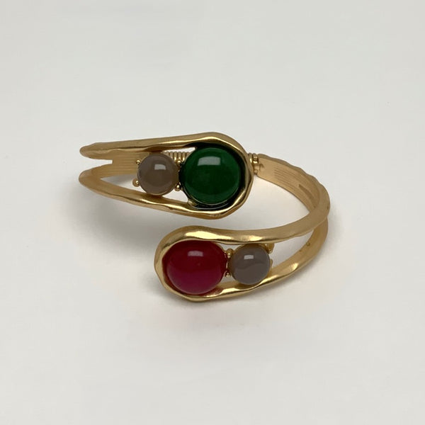 Adjustable Lucite Cuff Bracelet