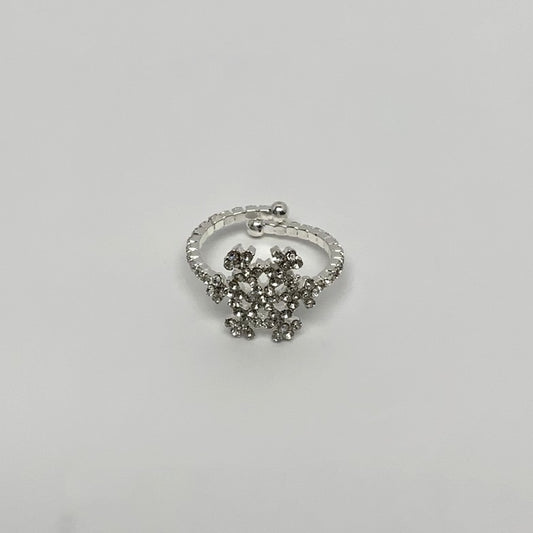 Adjustable Snowflake Ring