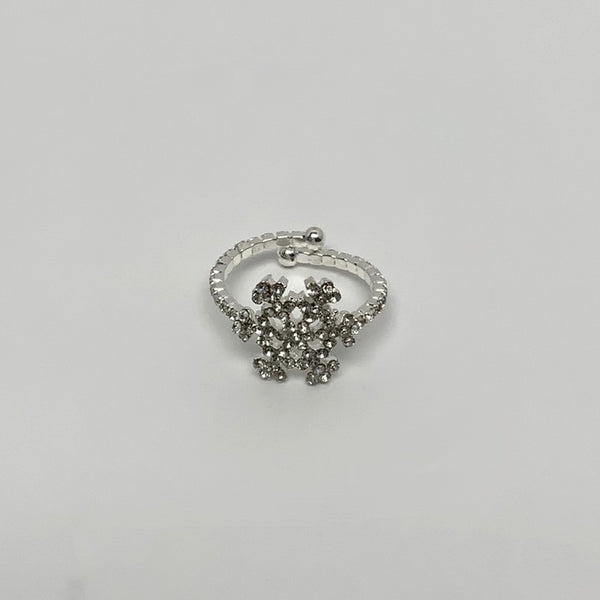 Adjustable Snowflake Ring