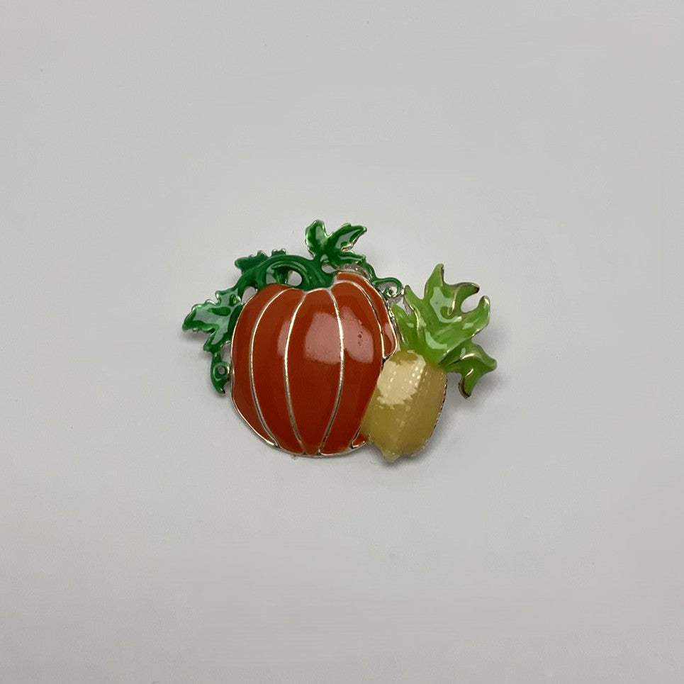Pumpkin Corn Pendant/Pin