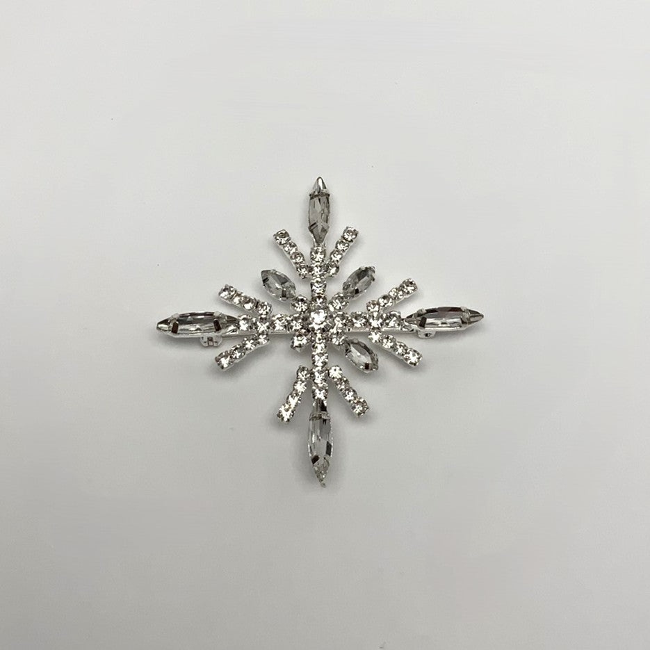 4 Dendrites Snowflake Pin