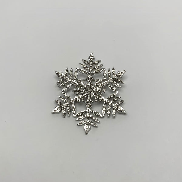 Crystal Snowflake Pin
