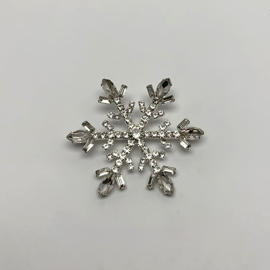 Crystal Snowflake Pin