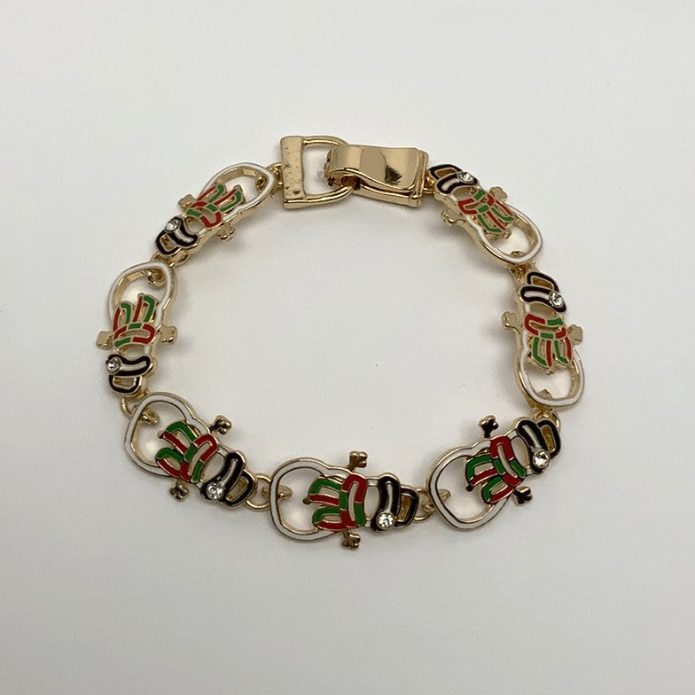 Snowman Christmas Bracelet