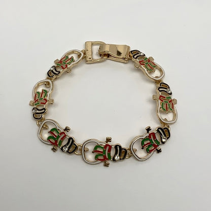 Snowman Christmas Bracelet