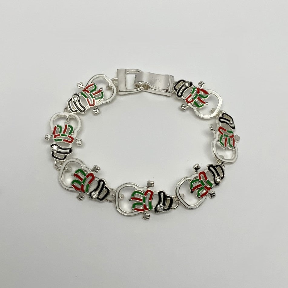 Snowman Christmas Bracelet
