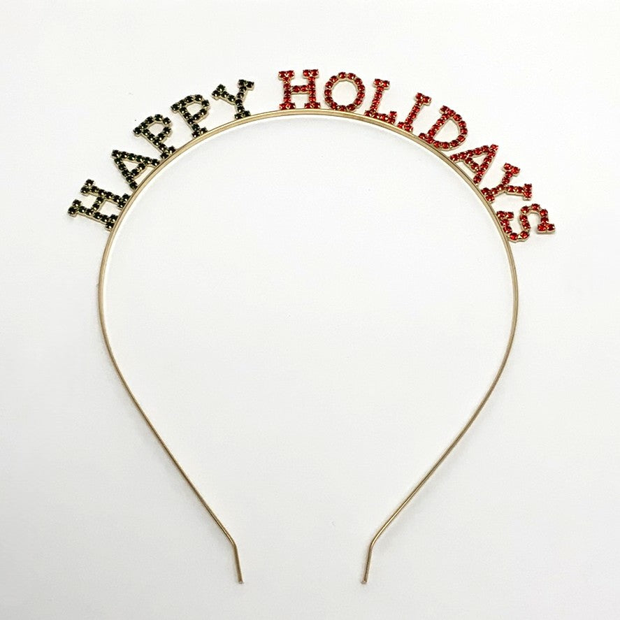 "Happy Holidays" Headband
