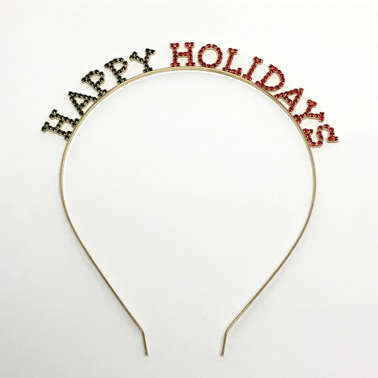 "Happy Holidays" Headband