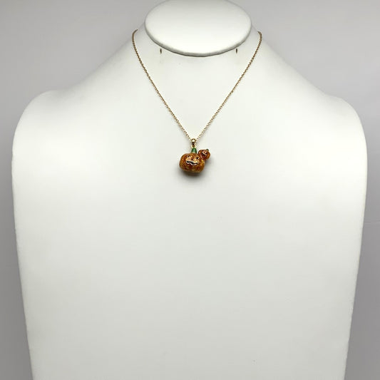 3D Pumpkin Necklace
