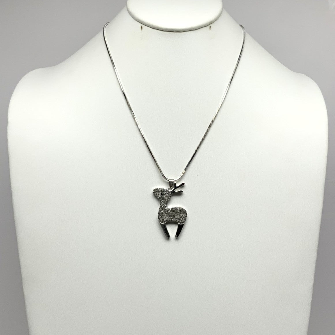 Reindeer Snake Chain Necklace