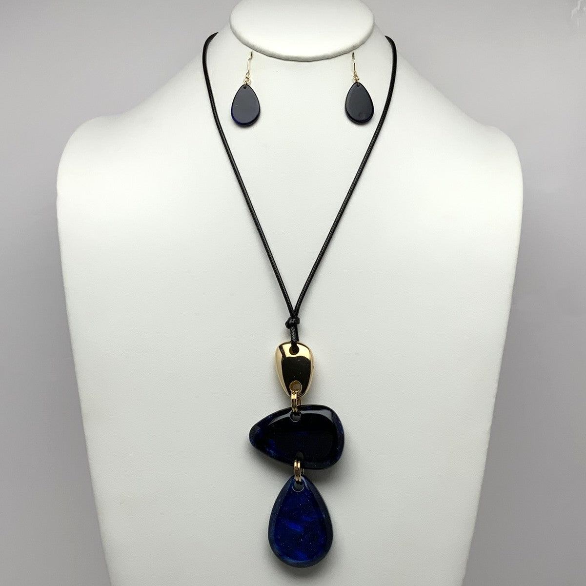 Lucite Drop Necklace